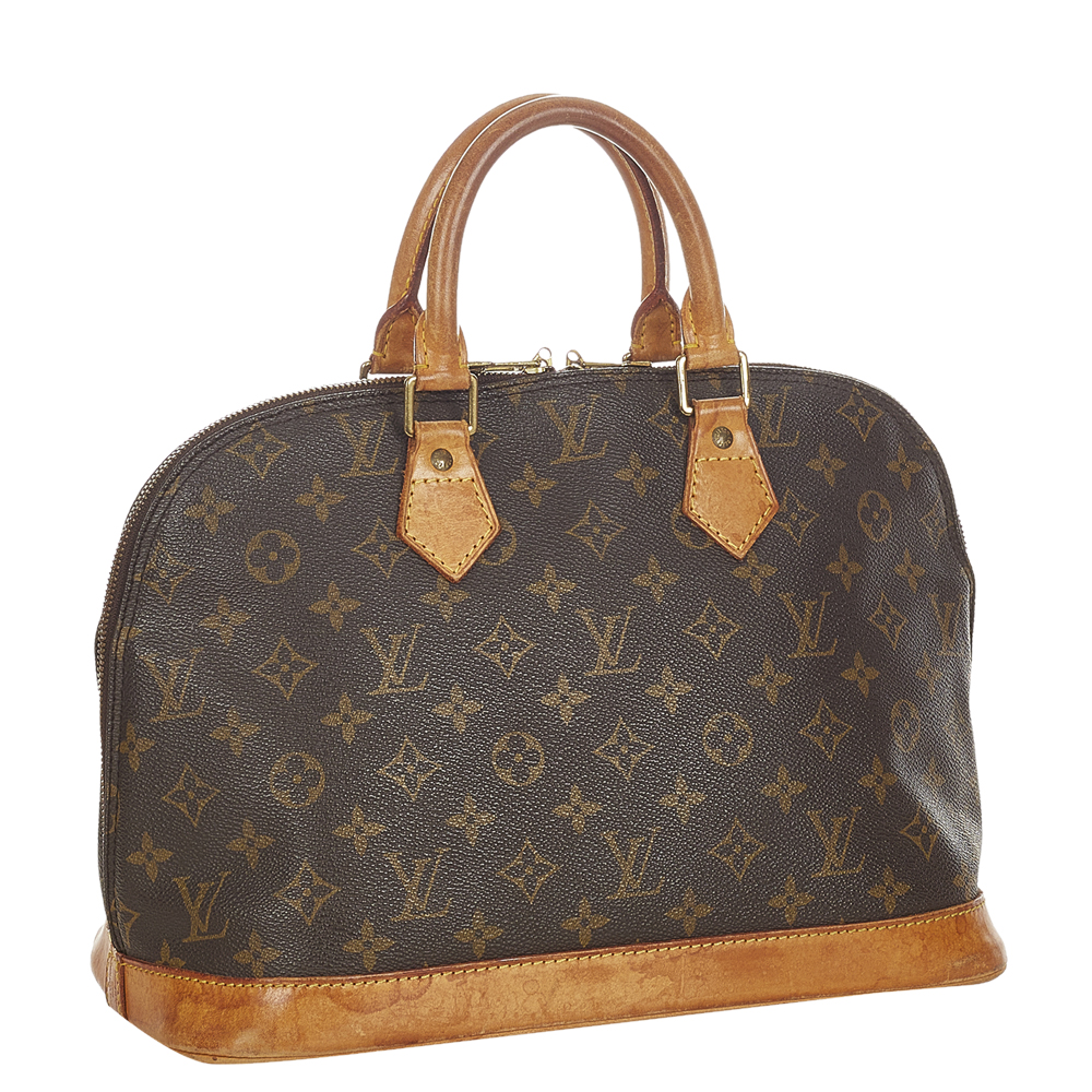 

Louis Vuitton Brown Monogram Canvas Alma PM Bag