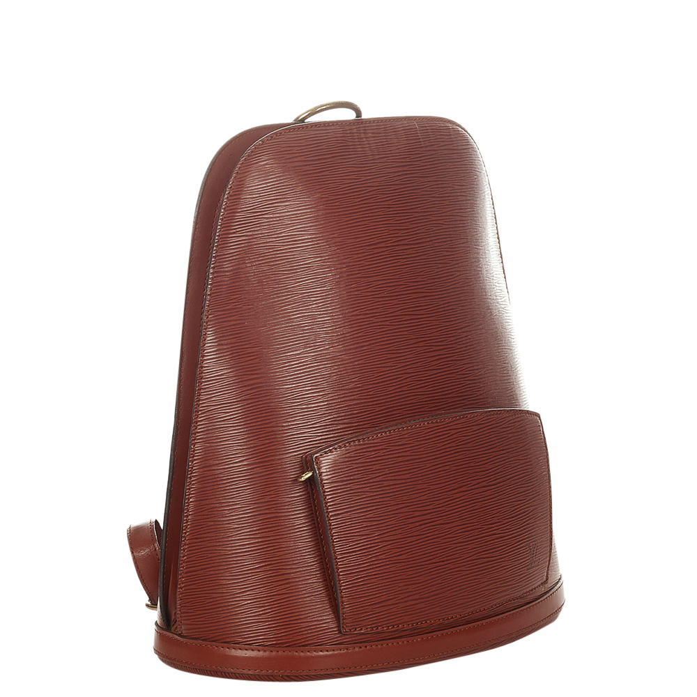 

Louis Vuitton Brown Epi Leather Gobelins Backpack