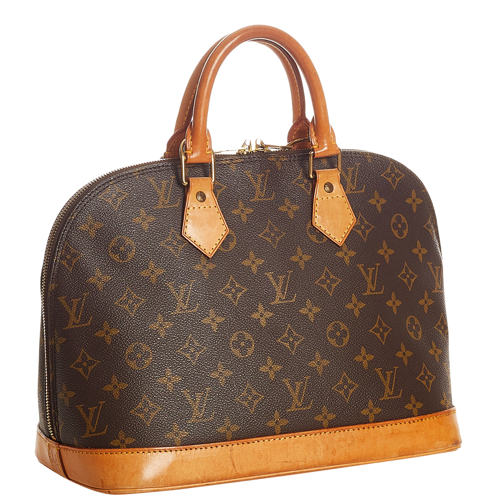 

Louis Vuitton Monogram Canvas Alma PM Bag, Brown