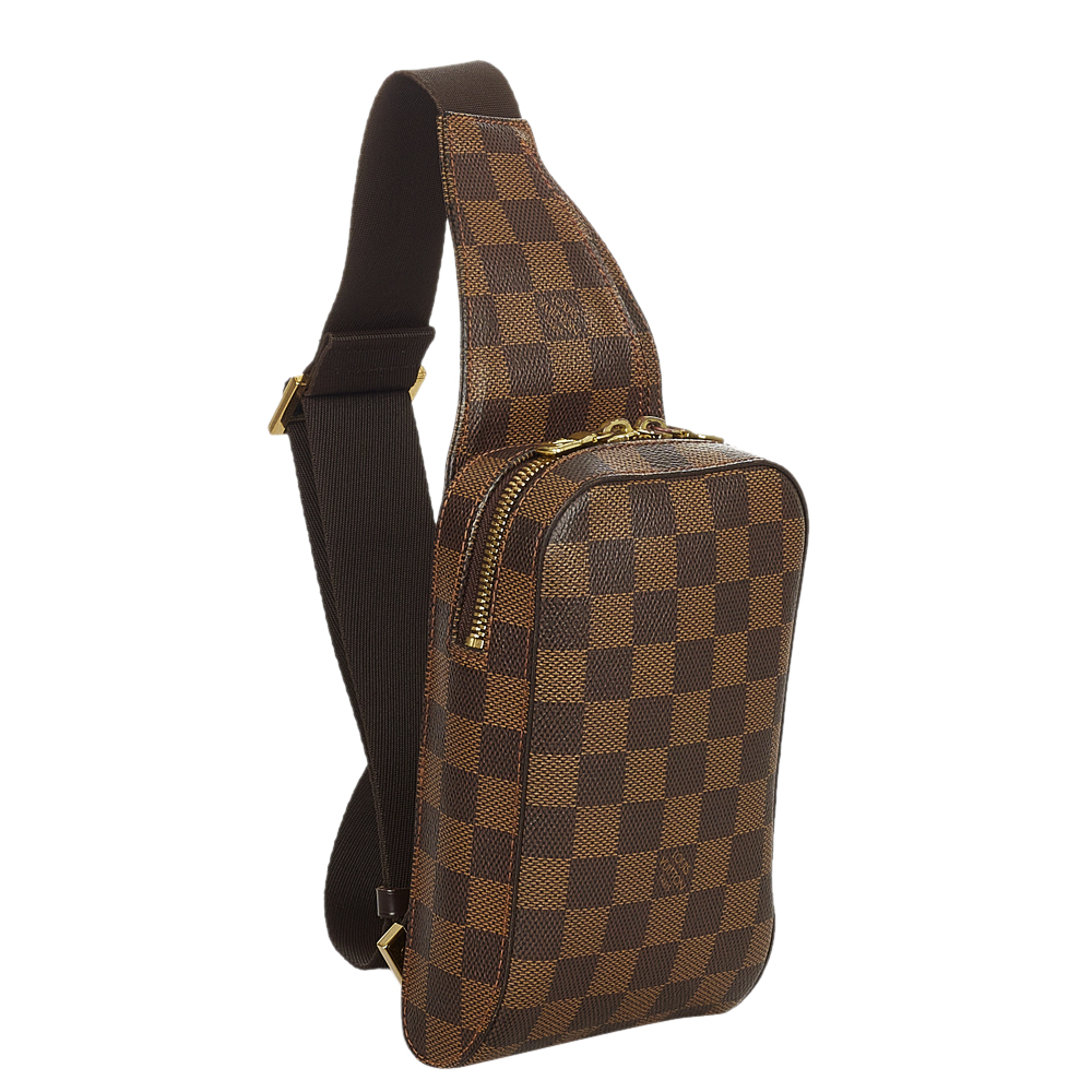 

Louis Vuitton Damier Ebene Canvas Geronimos Belt Bag, Brown