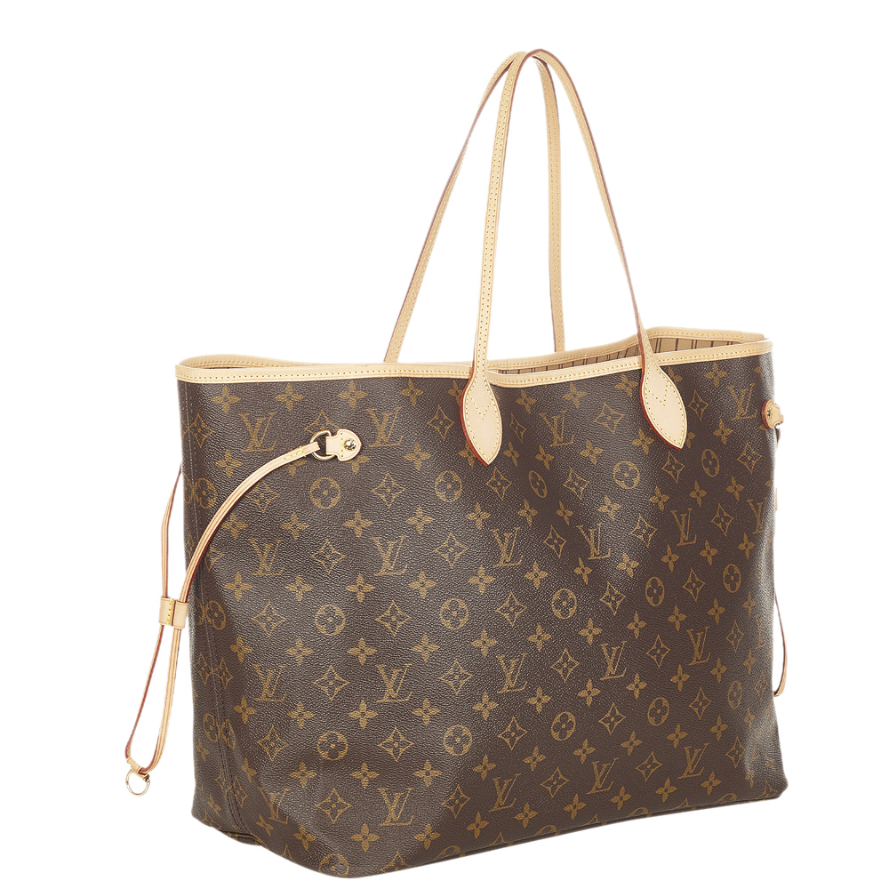 

Louis Vuitton Monogram Canvas Neverfull GM Bag, Brown
