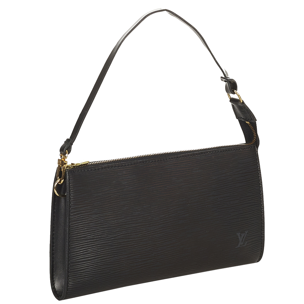 

Louis Vuitton Brown Epi Leather Pochette Accessoires Bag