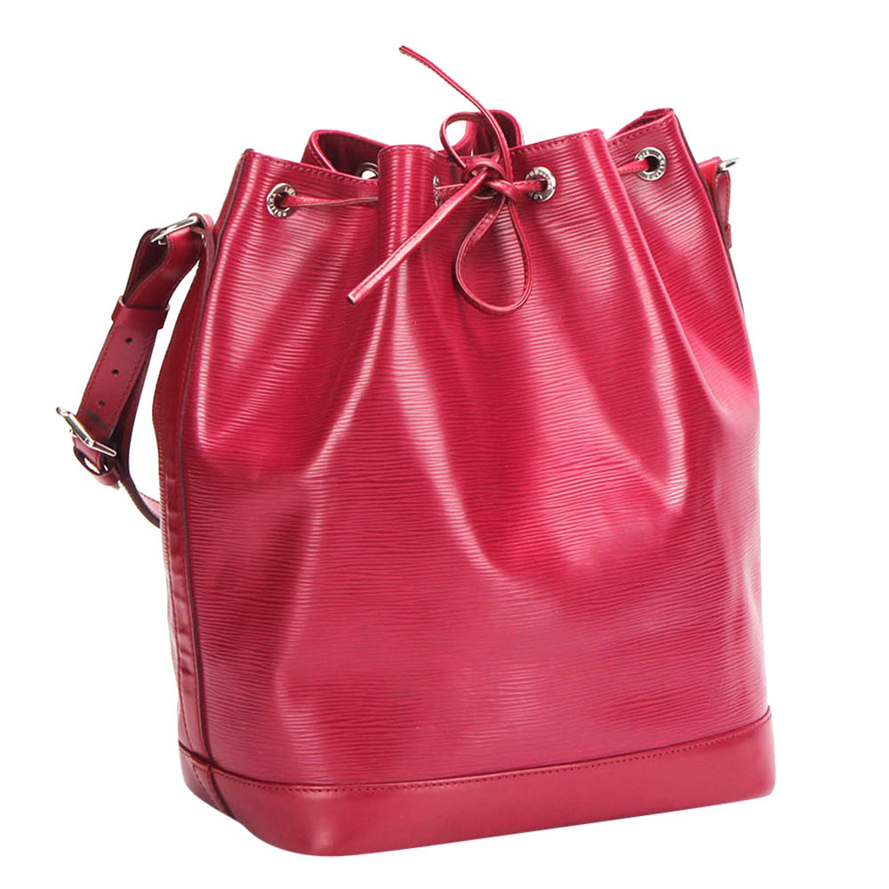 

Louis Vuitton Red Epi Leather Noe Bucket Bag
