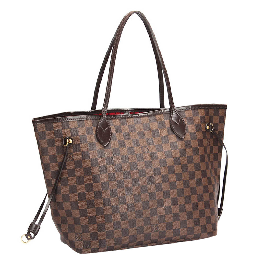 

Louis Vuitton Brown Damier Ebene Canvas Neverfull MM Bag