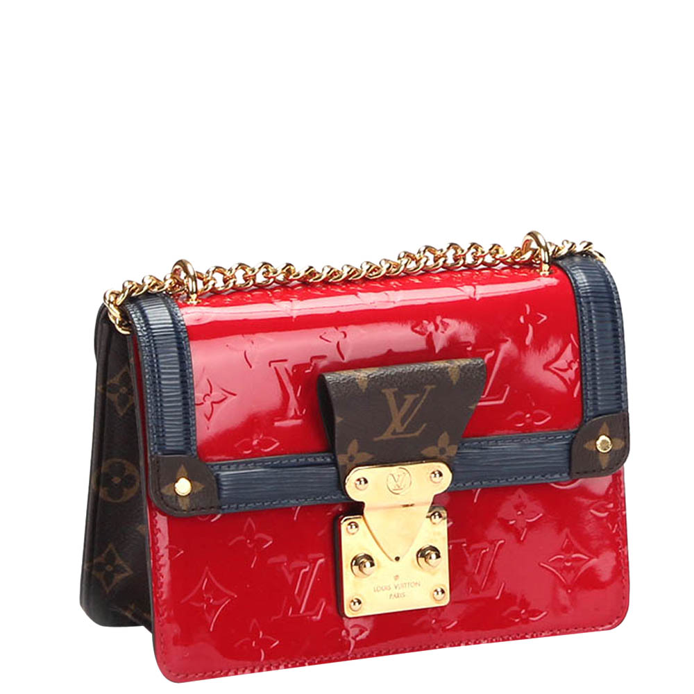 

Louis Vuitton Red Monogram Vernis Leather Wynwood Bag