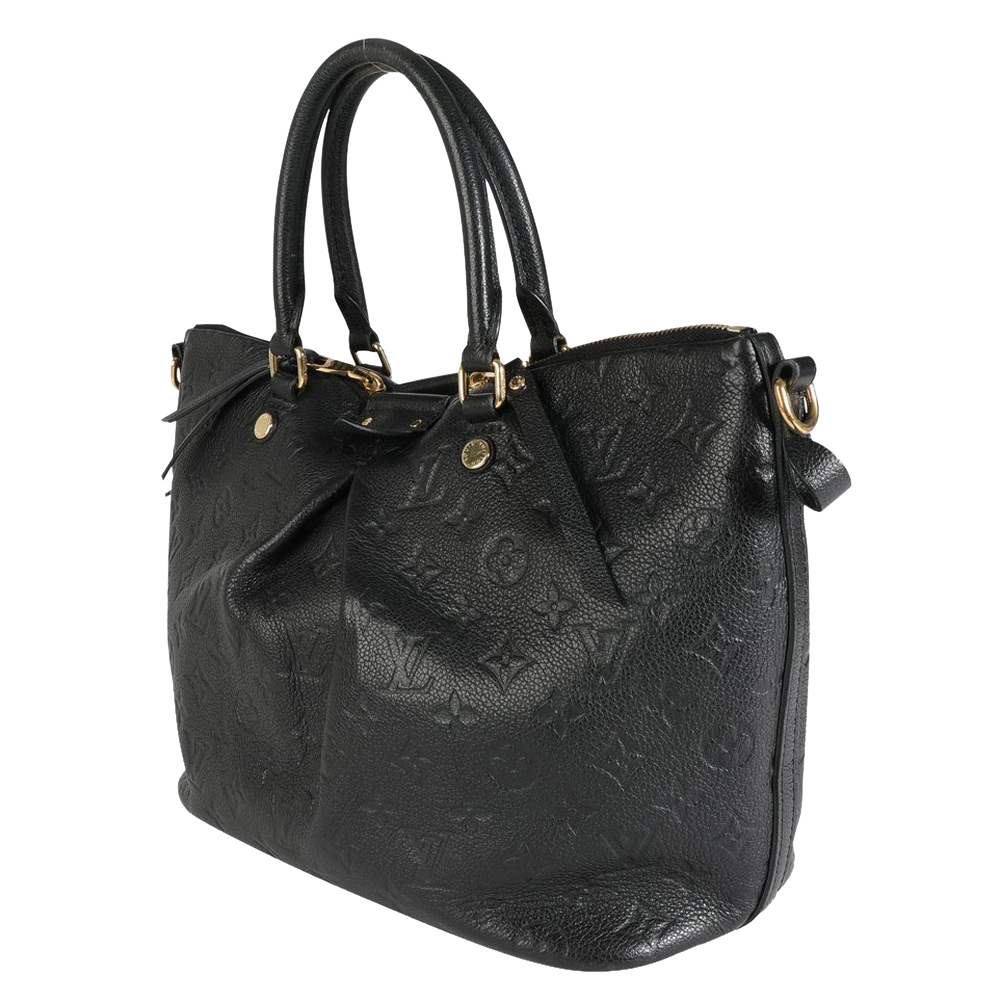 

Louis Vuitton Black Monogram Empreinte Leather Mazarine MM Bag