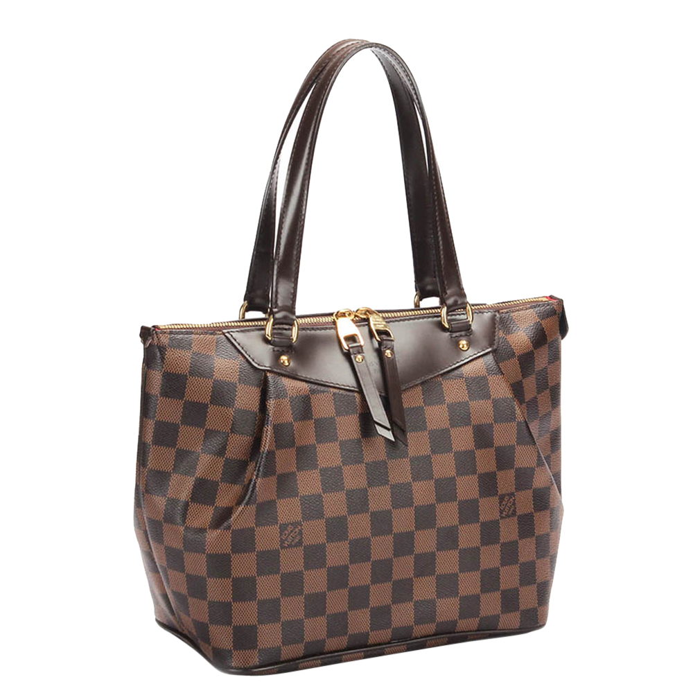 

Louis Vuitton Damier Ebene Canvas Westminster PM Bag, Brown