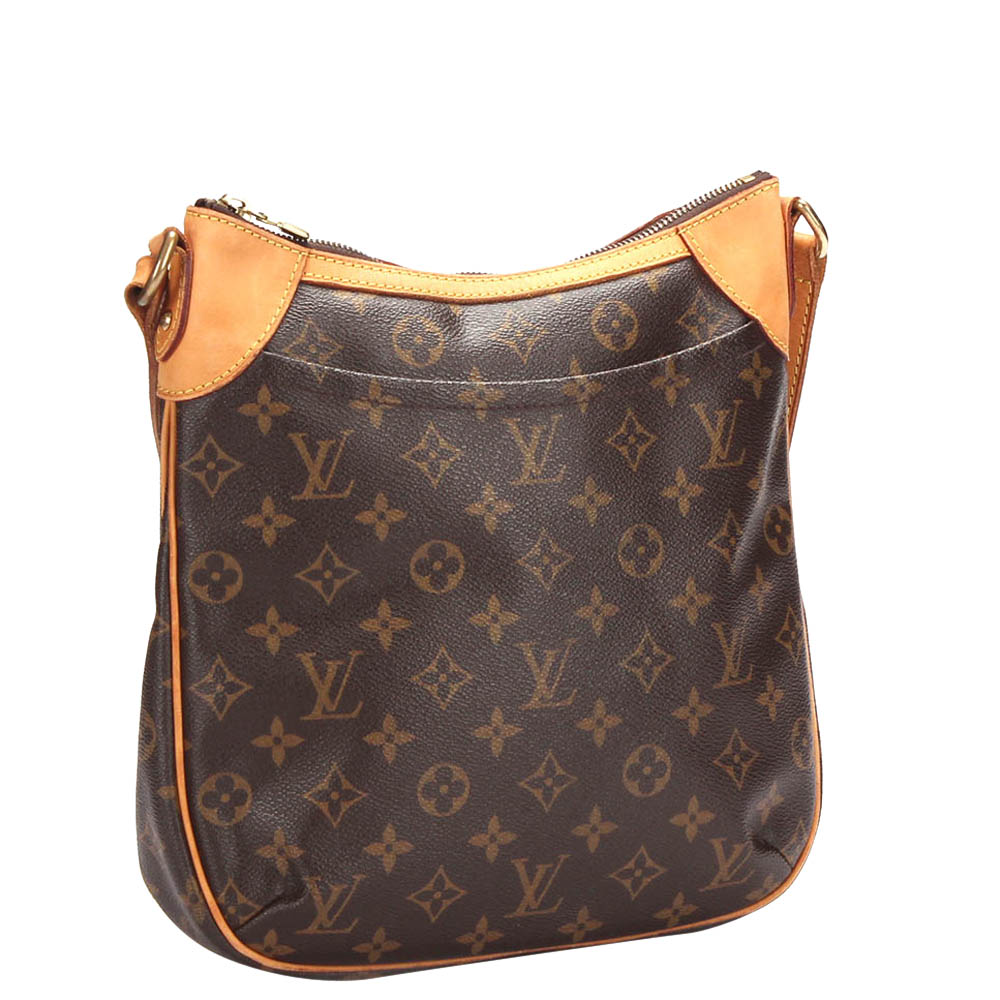 

Louis Vuitton Monogram Canvas Odeon PM Bag, Brown