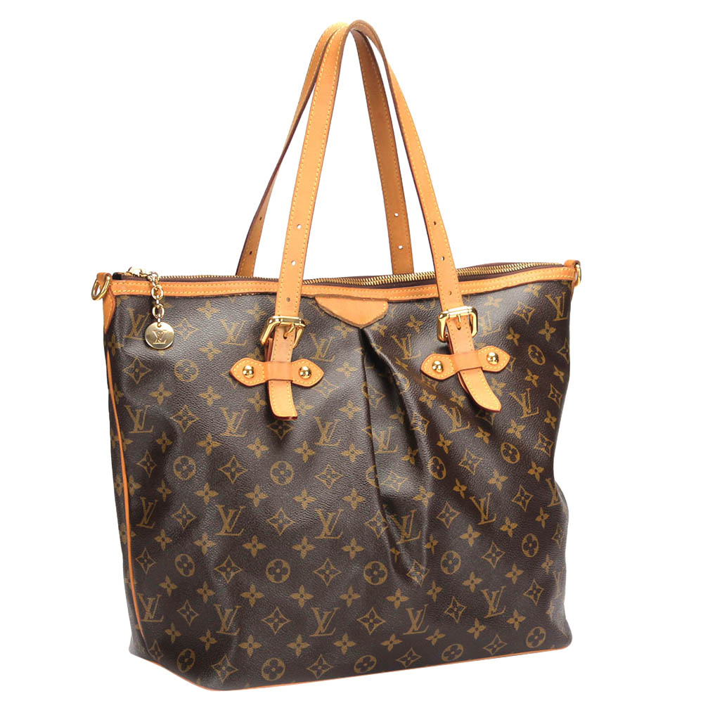 

Louis Vuitton Brown Monogram Canvas  Palermo Tote Bag