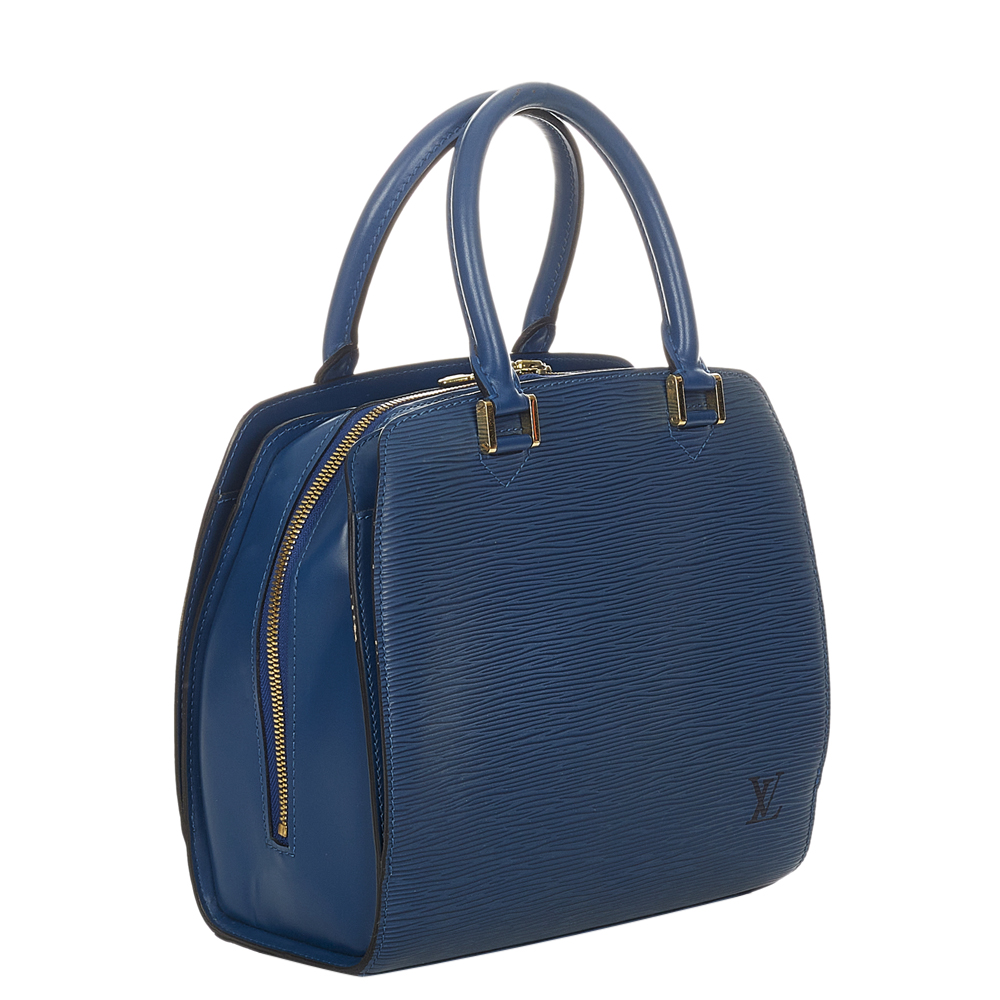

Louis Vuitton Blue Epi Leather Pont Neuf Bag