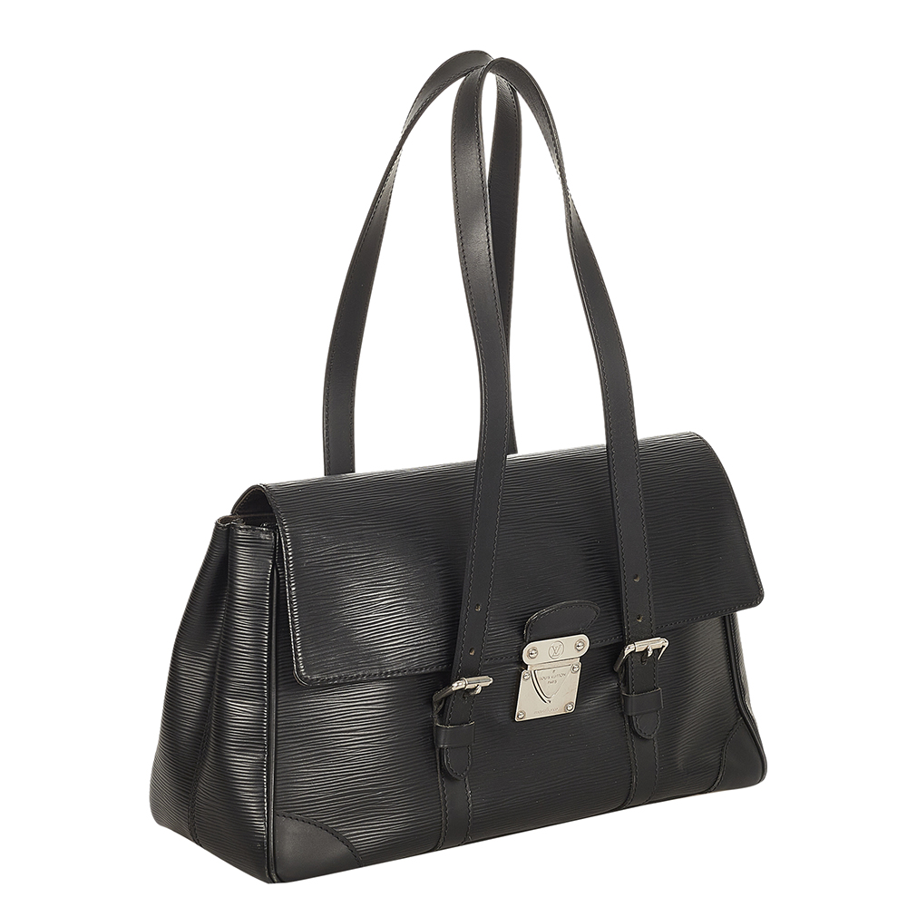 

Louis Vuitton Black Epi Leather Segur MM Shoulder Bag