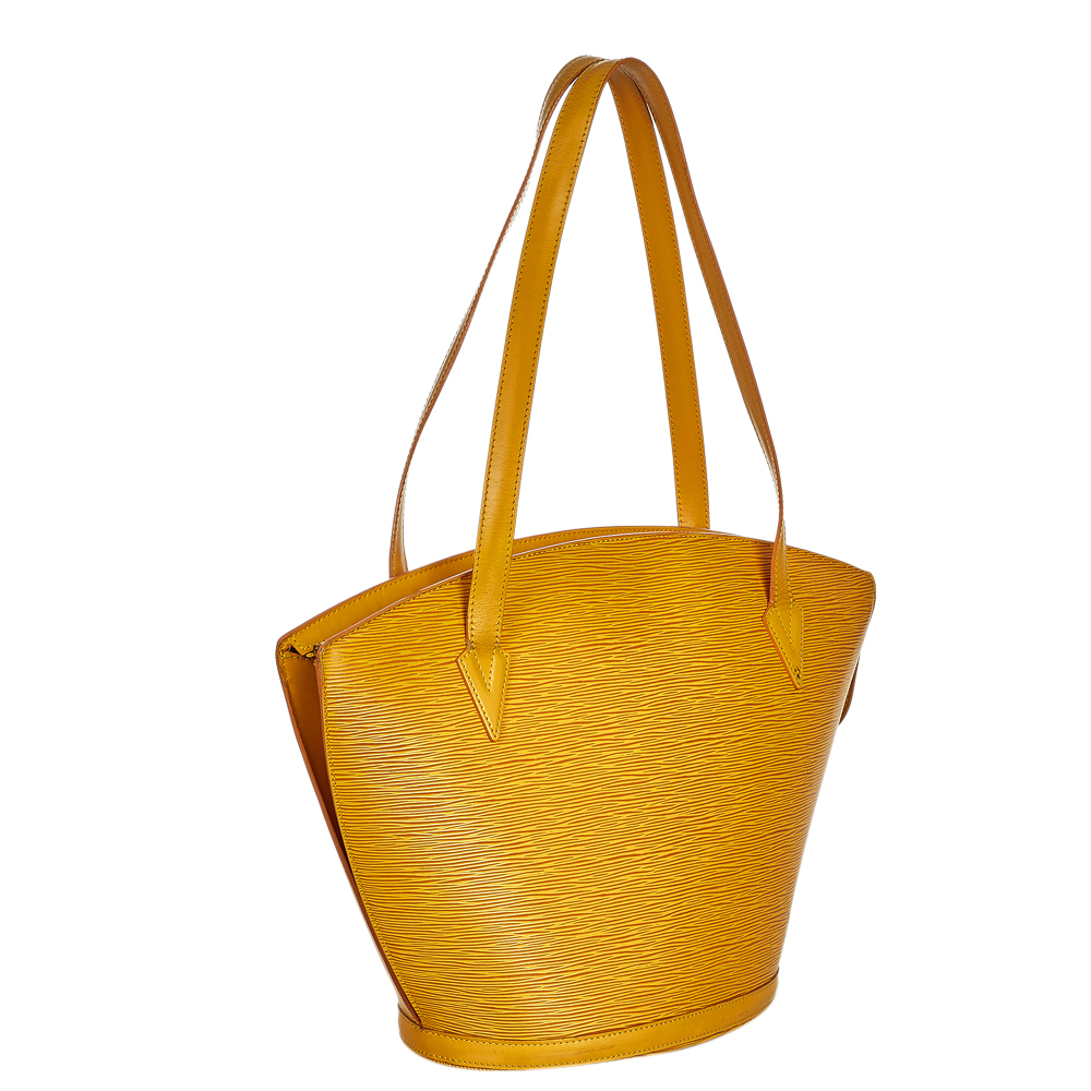 

Louis Vuitton Yellow Epi Leather Saint Jacques GM Shoulder Bag