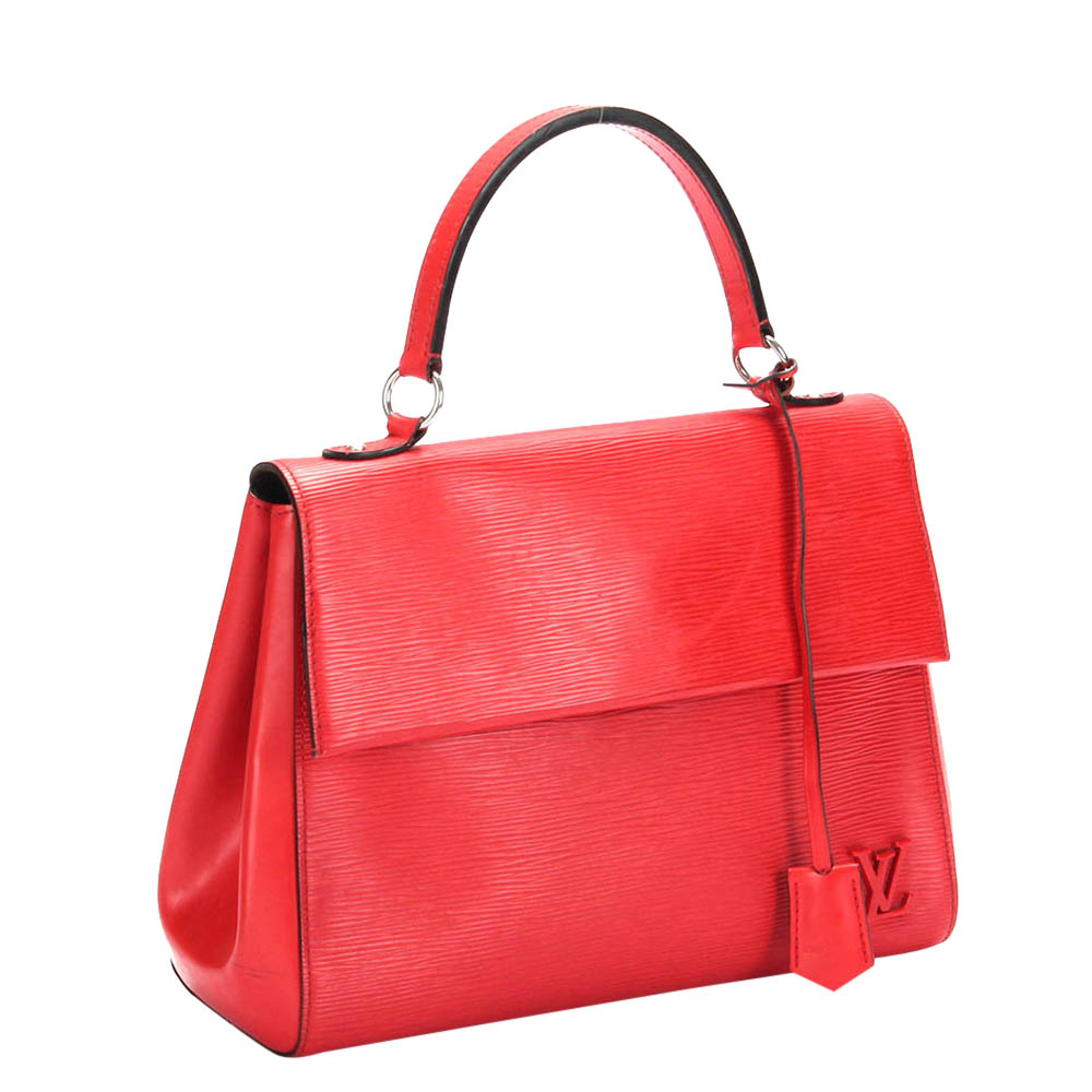 

Louis Vuitton Red Epi Leather Cluny BB Bag