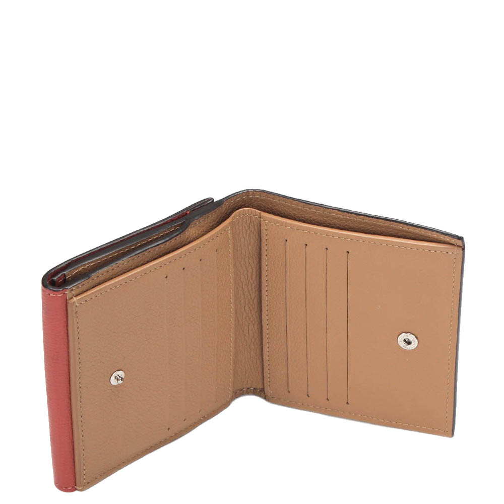 

Louis Vuitton Brown Taurillon Leather LockMe II Compact Wallet