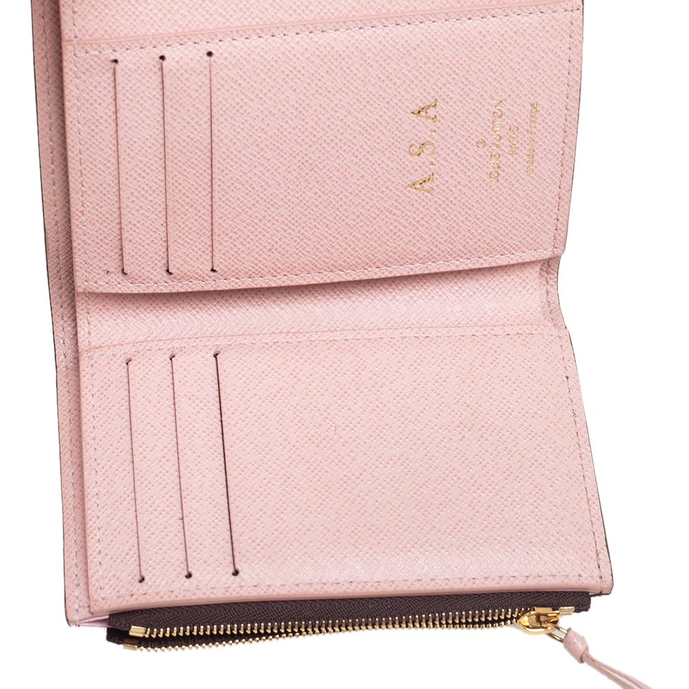 

Louis Vuitton Rose Ballerine Monogram Canvas Victorine Wallet, Pink