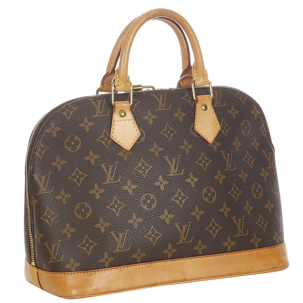 

Louis Vuitton Monogram Canvas Alma PM Bag, Brown