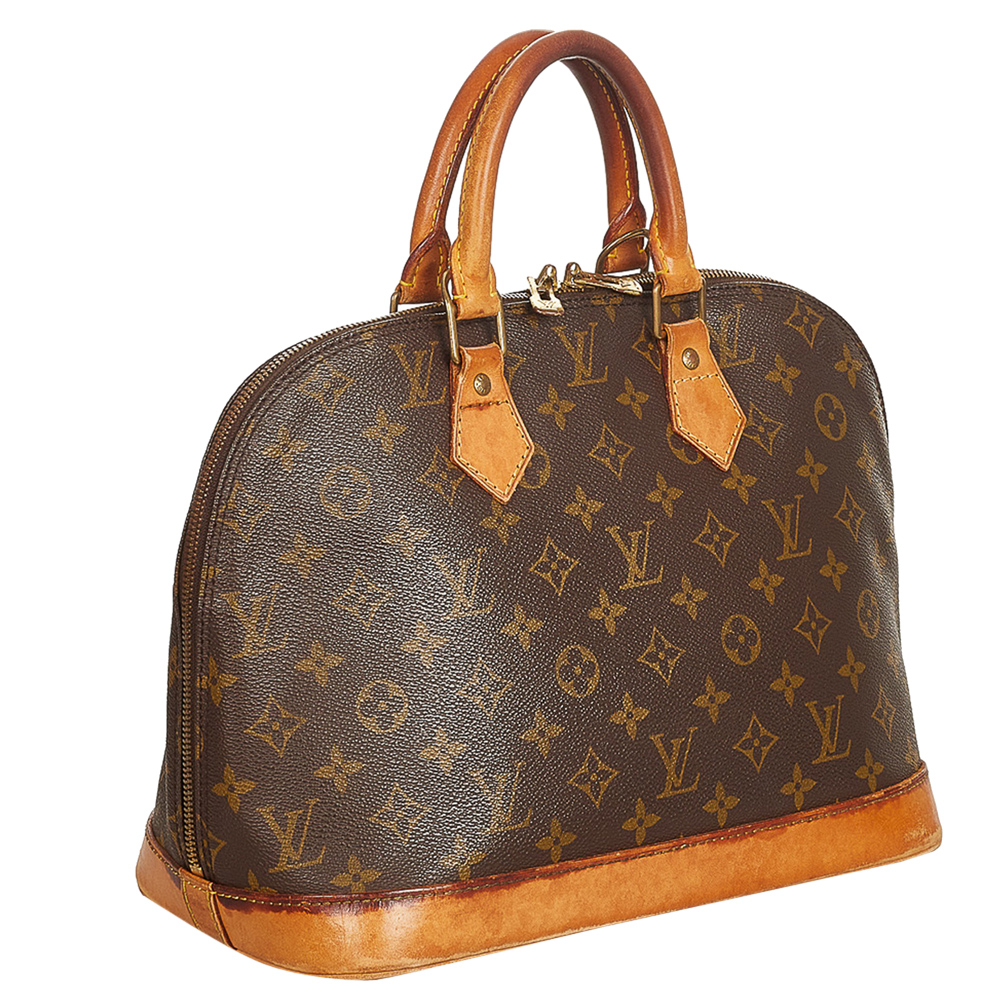 

Louis Vuitton Monogram Canvas Alma PM Bag, Brown
