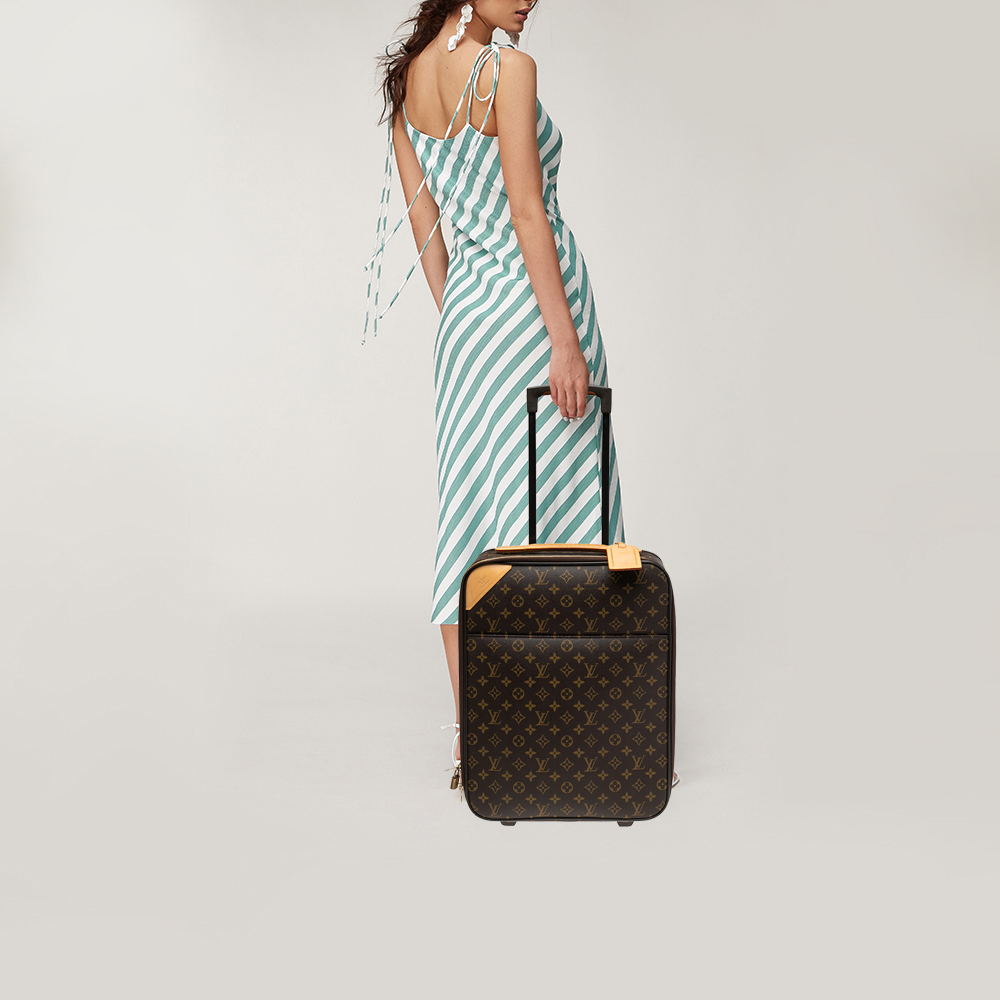 

Louis Vuitton Monogram Canvas Pegase 45 Luggage, Brown