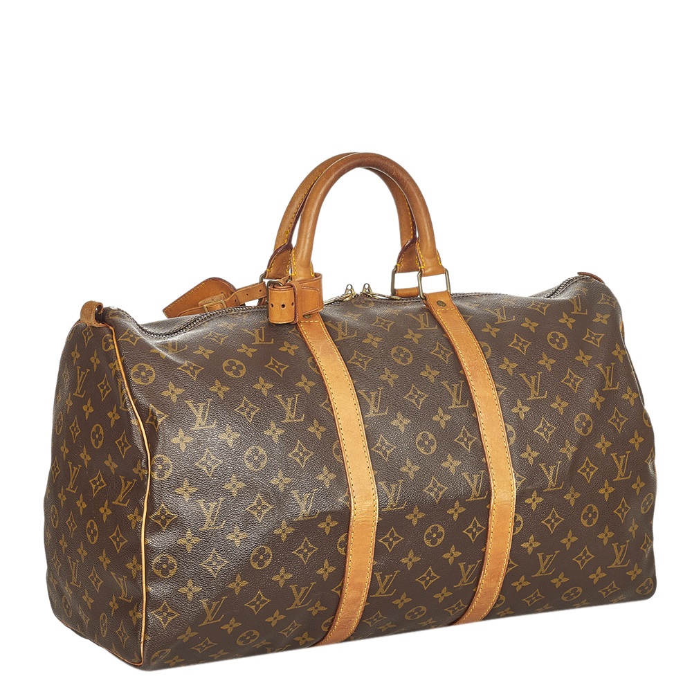 

Louis Vuitton Monogram Canvas Keepall 50 Bag, Brown