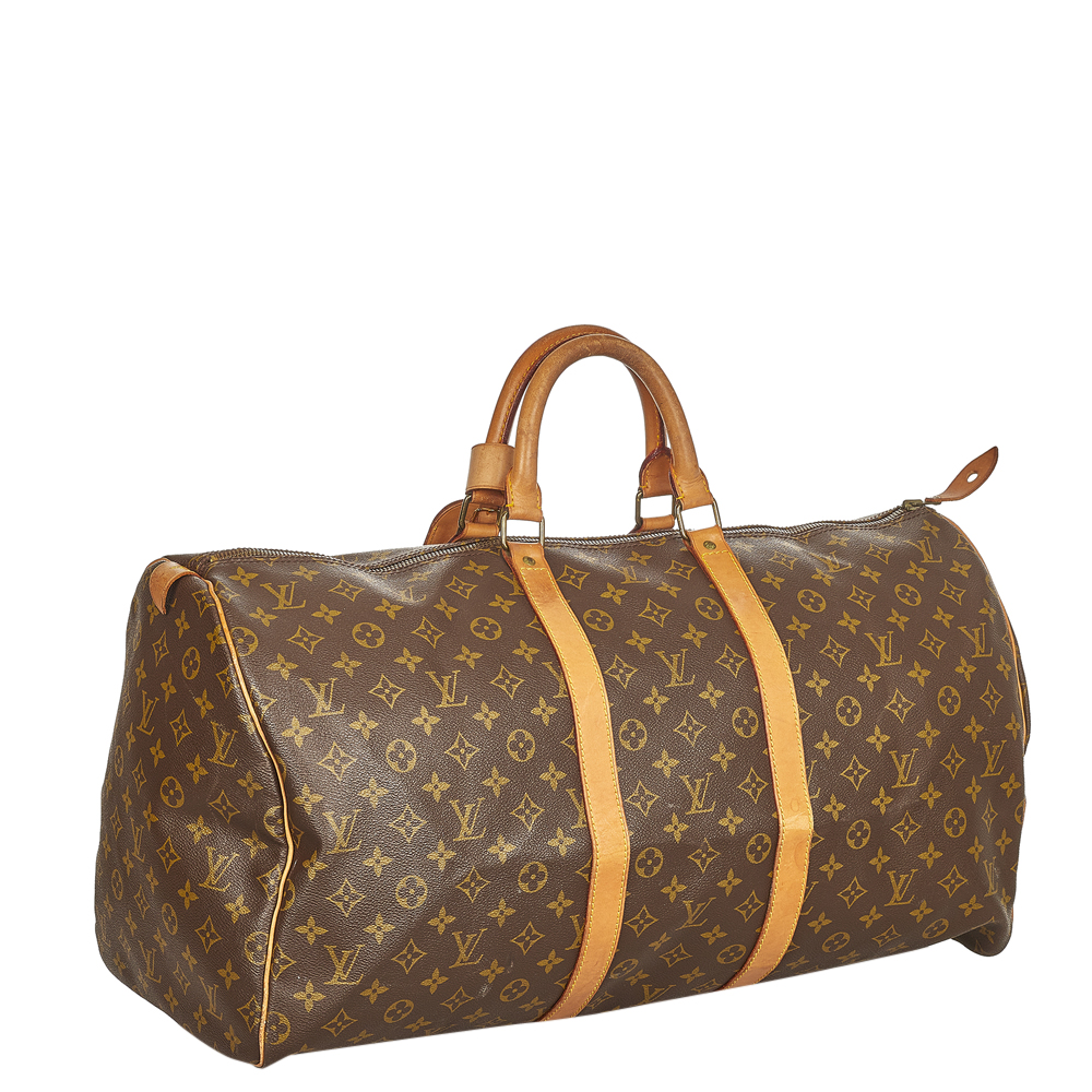

Louis Vuitton Monogram Canvas Keepall 45 Bag, Brown