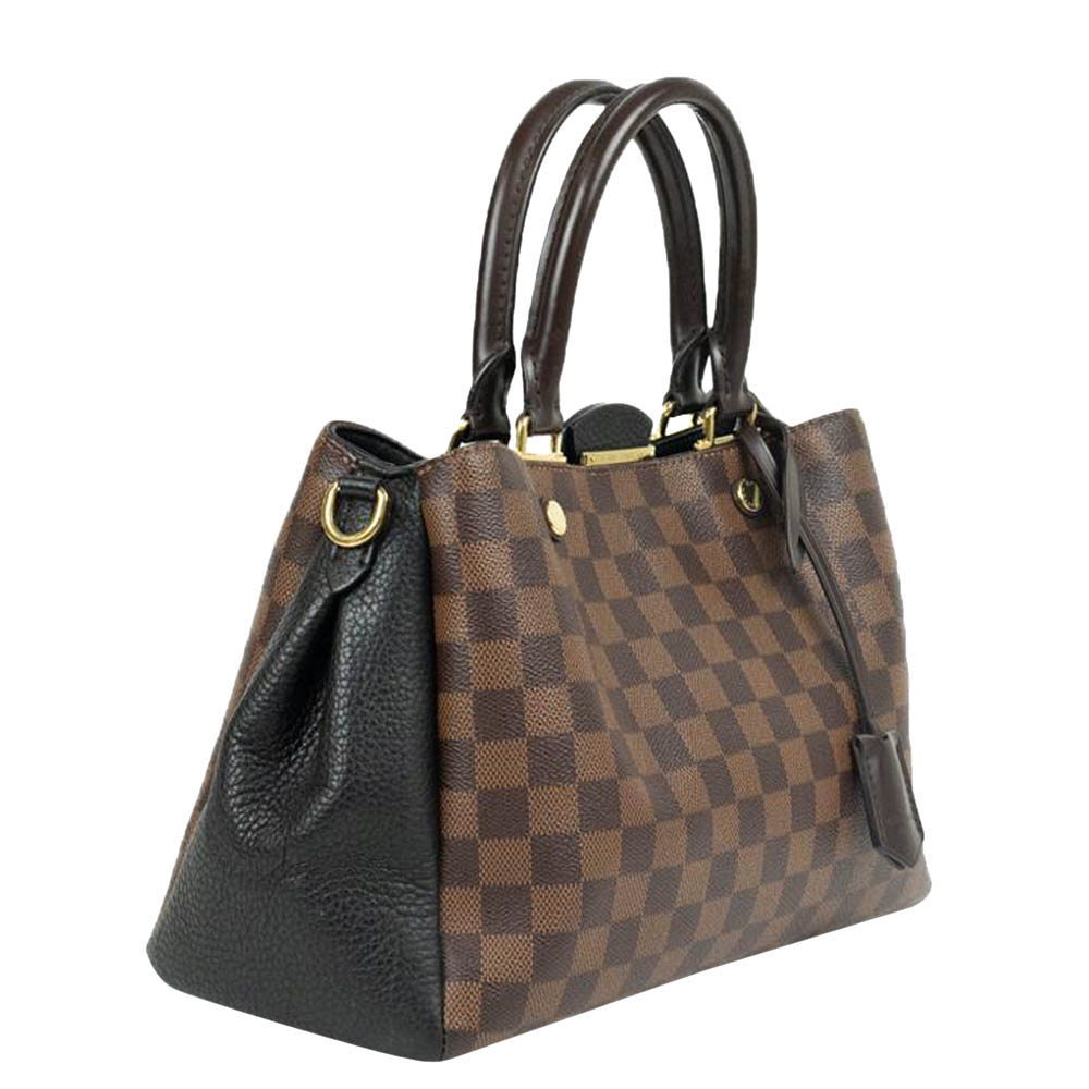 

Louis Vuitton Brown Damier Ebene Canvas Brittany Satchel Bag