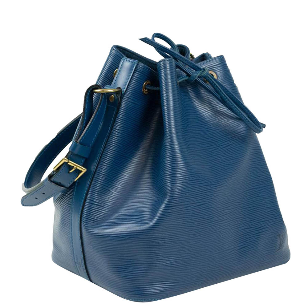 

Louis Vuitton Blue Leather Noe Shoulder Bag