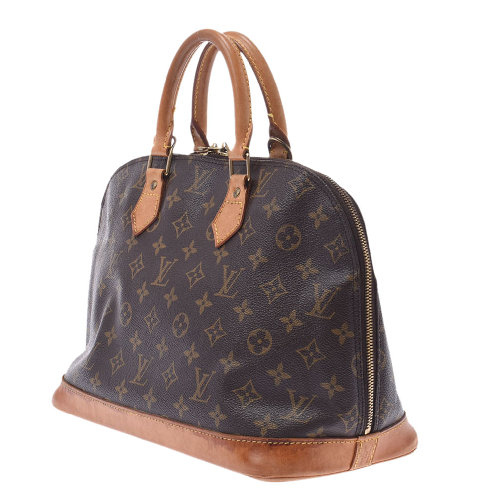 

Louis Vuitton Monogram Canvas Alma PM Bag, Brown