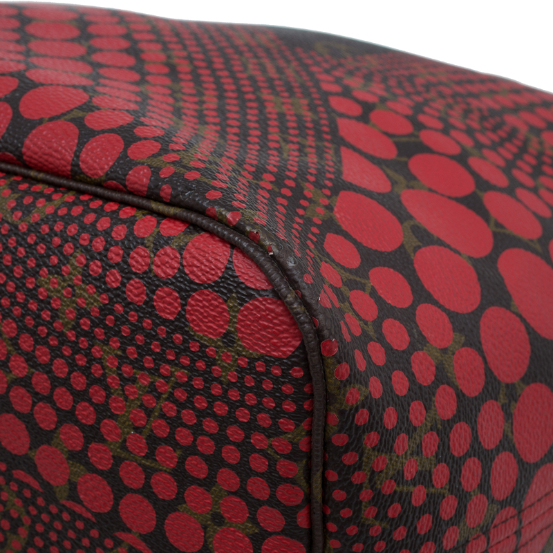 Louis Vuitton Limited Edition Rouge Yayoi Kusama Monogram Waves Neverf –  Fancy Lux