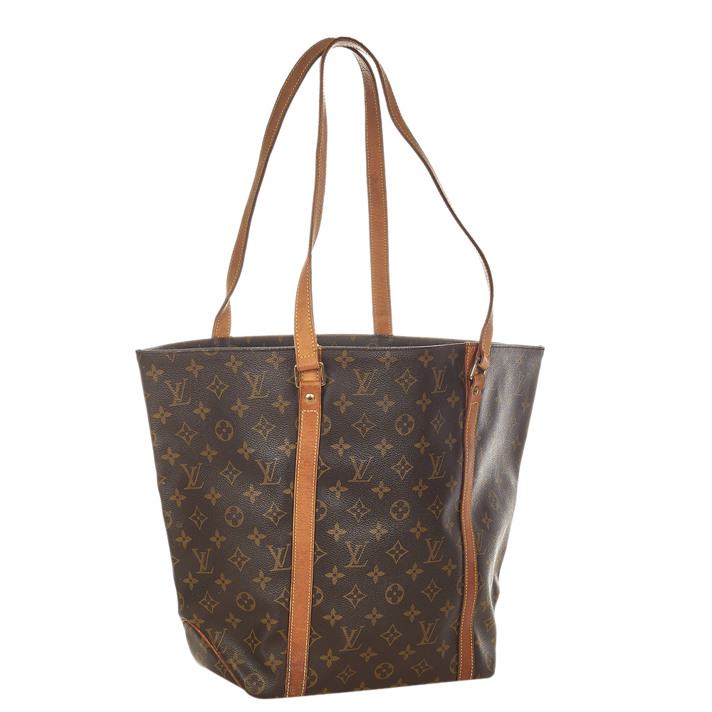 

Louis Vuitton Monogram Canvas Sac Shopping 48 Bag, Brown