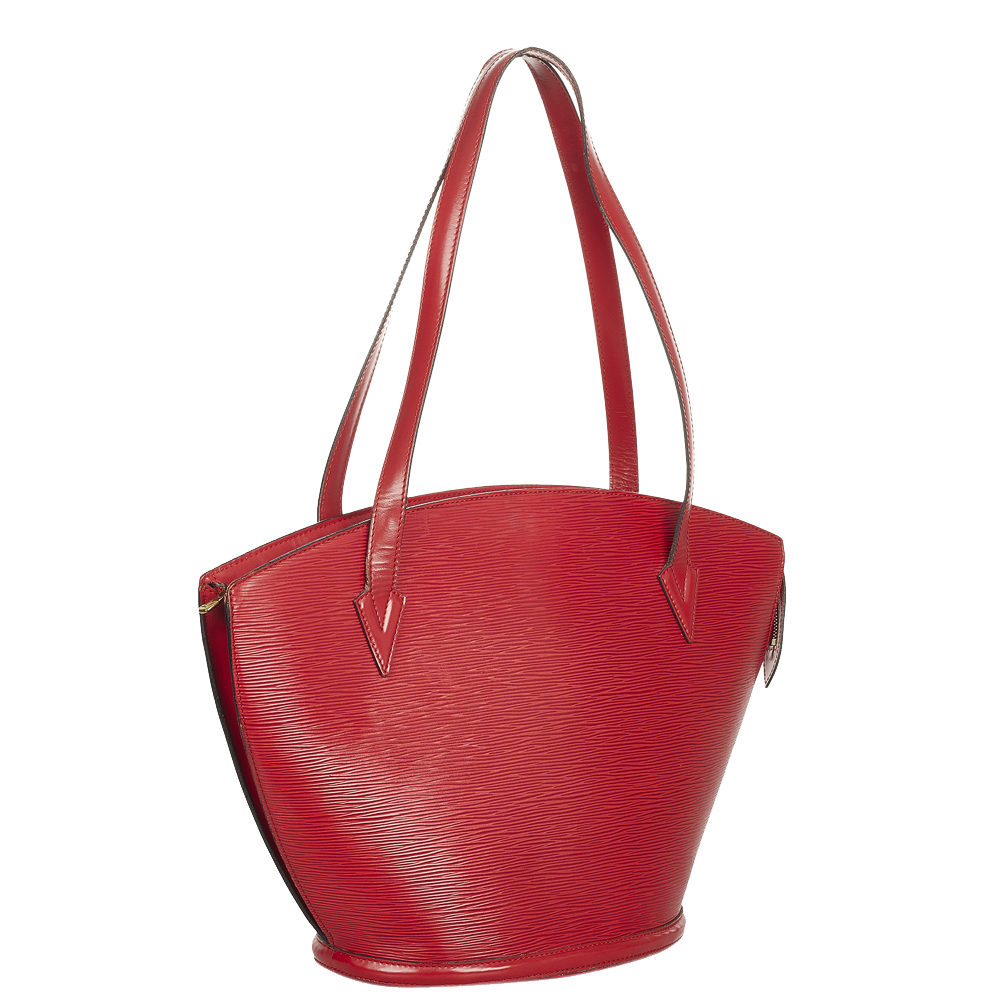 

Louis Vuitton Red Epi Leather Saint Jacques Shoulder Bag