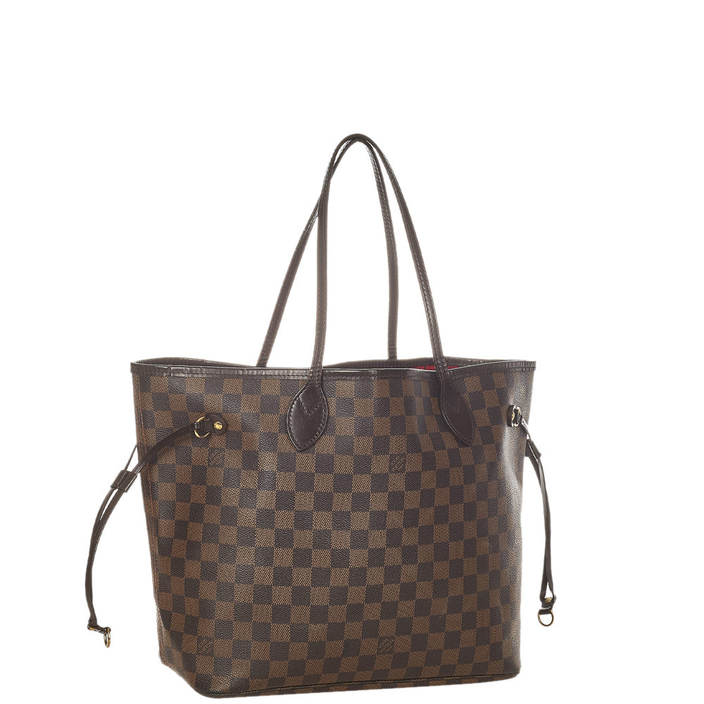 

Louis Vuitton Damier Ebene Canvas Neverfull MM Bag, Brown