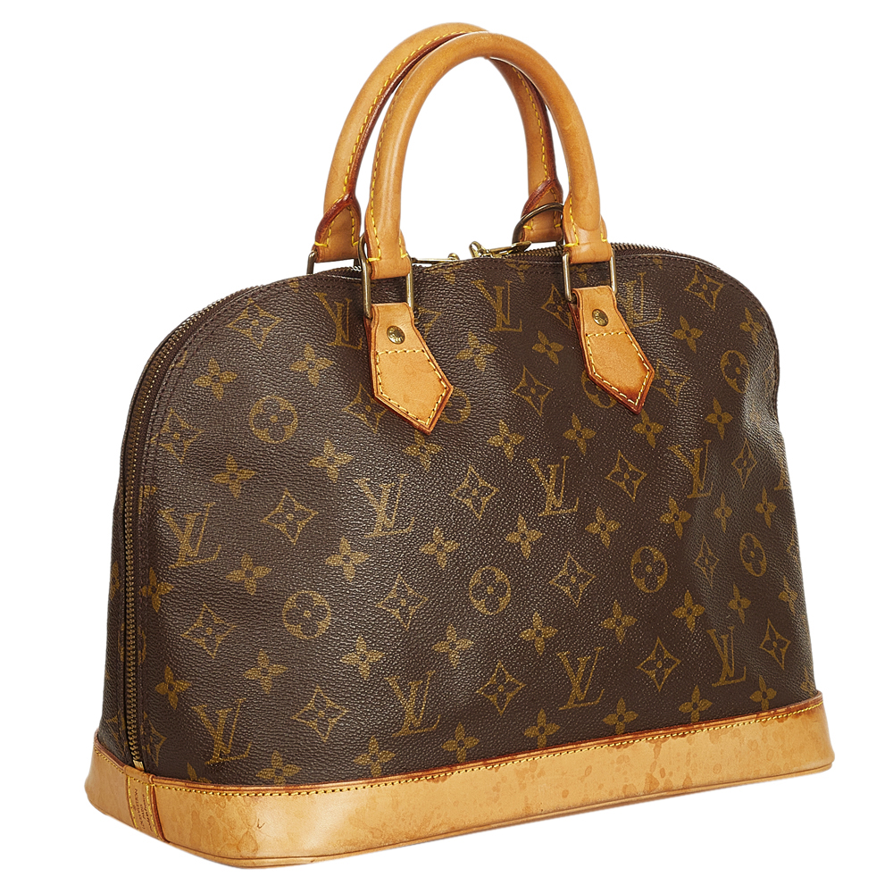 

Louis Vuitton Monogram Canvas Alma PM Bag, Brown