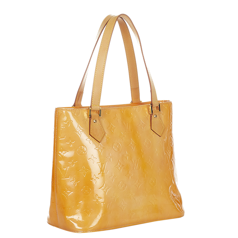 

Louis Vuitton Brown/Beige Vernis Leather Houston Tote Bag