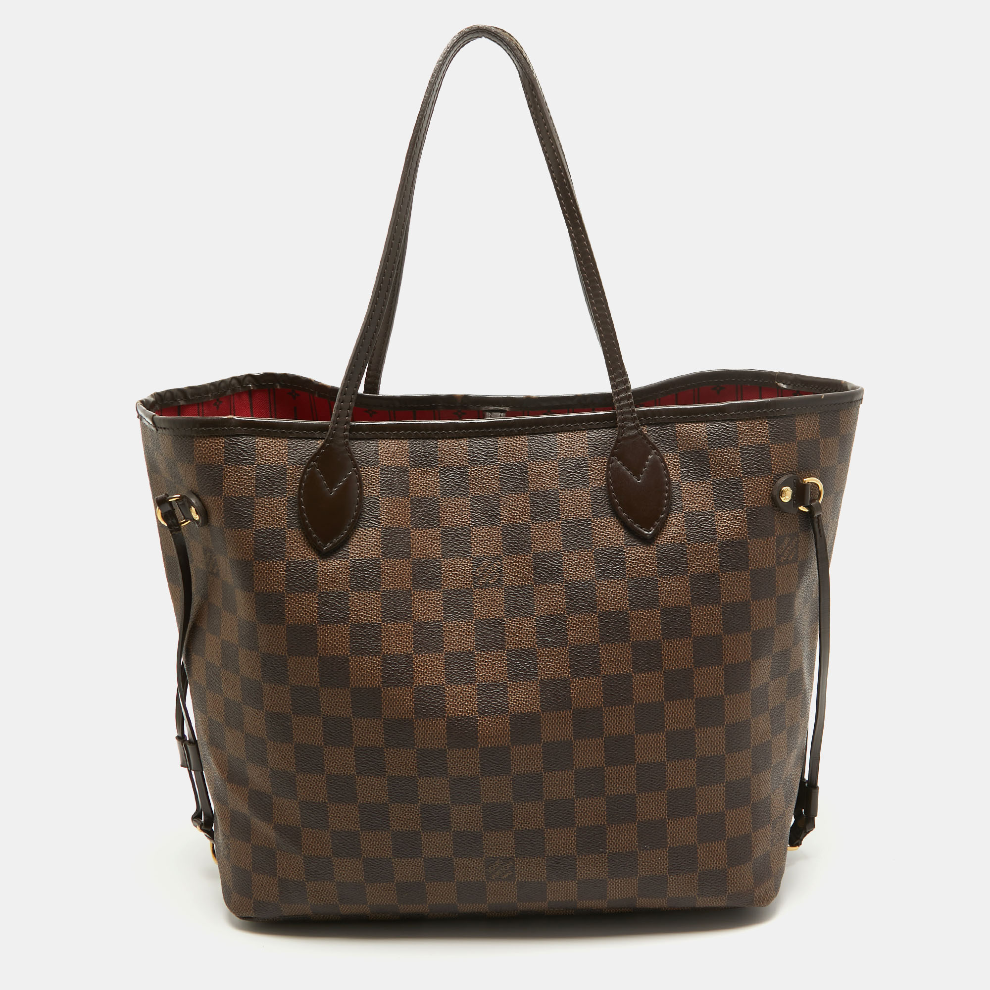 

Louis Vuitton Damier Ebene Canvas Neverfull MM Bag, Brown