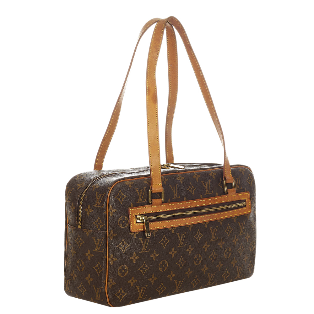 

Louis Vuitton Monogram Canvas Cite GM Bag, Brown
