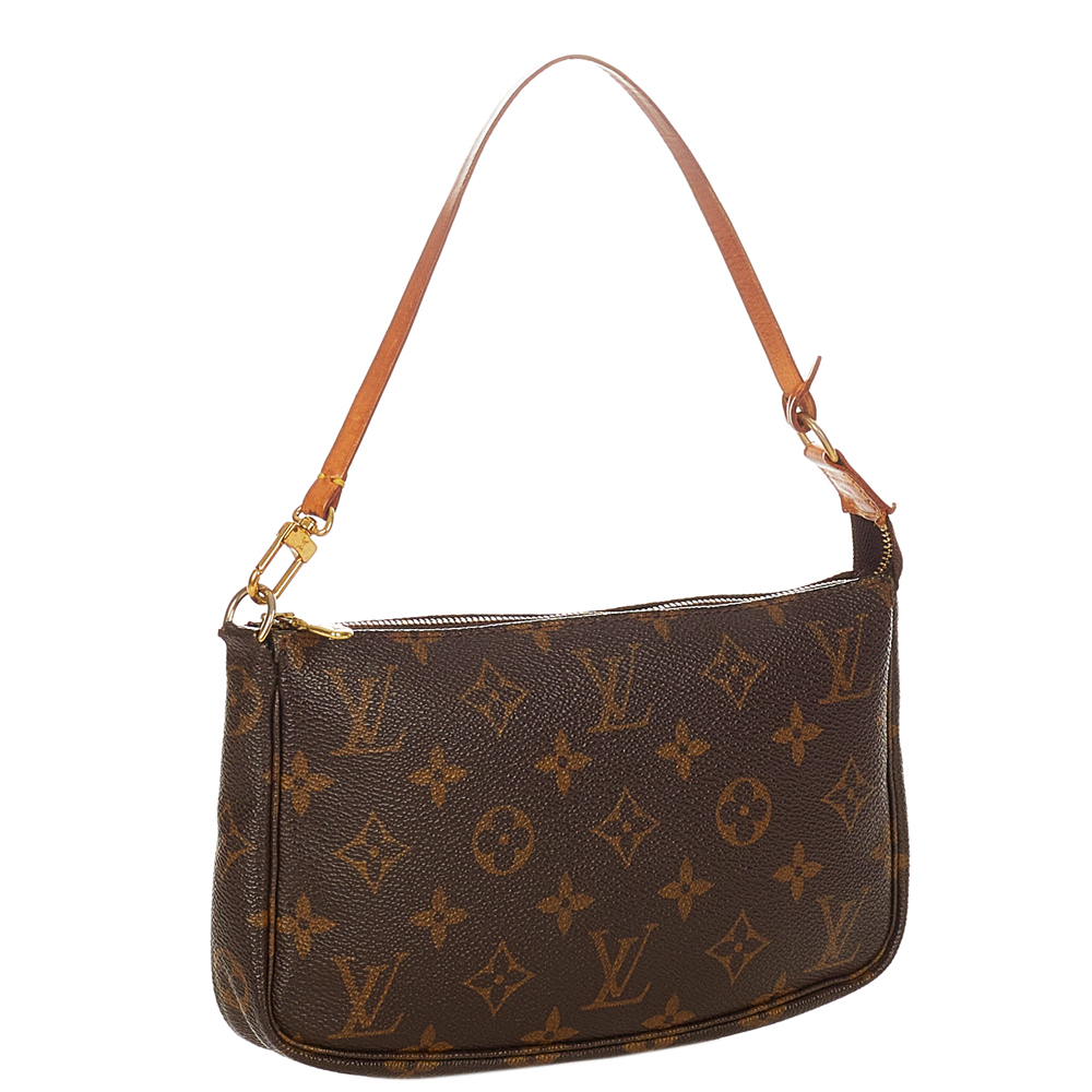 

Louis Vuitton Monogram canvas Pochette Accessoires bag, Brown