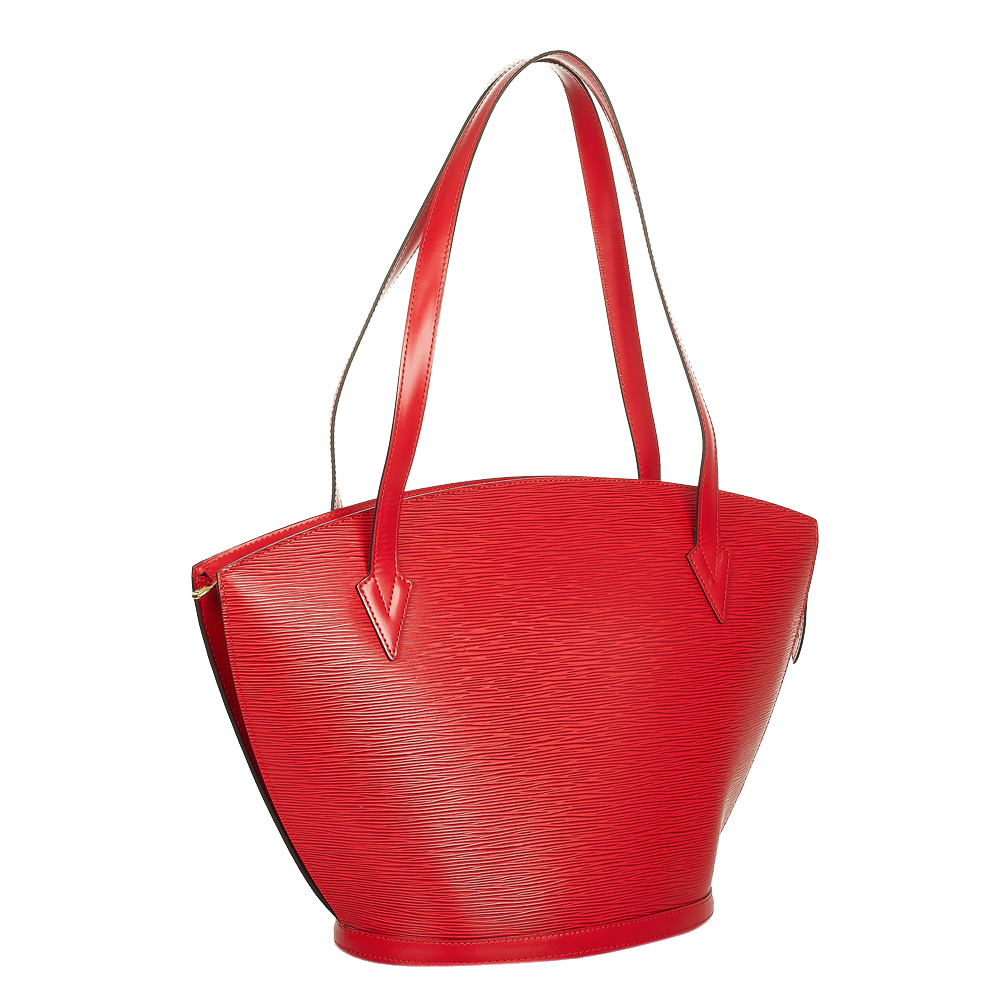 

Louis Vuitton Red Epi Leather Saint Jacques GM Shoulder Bag