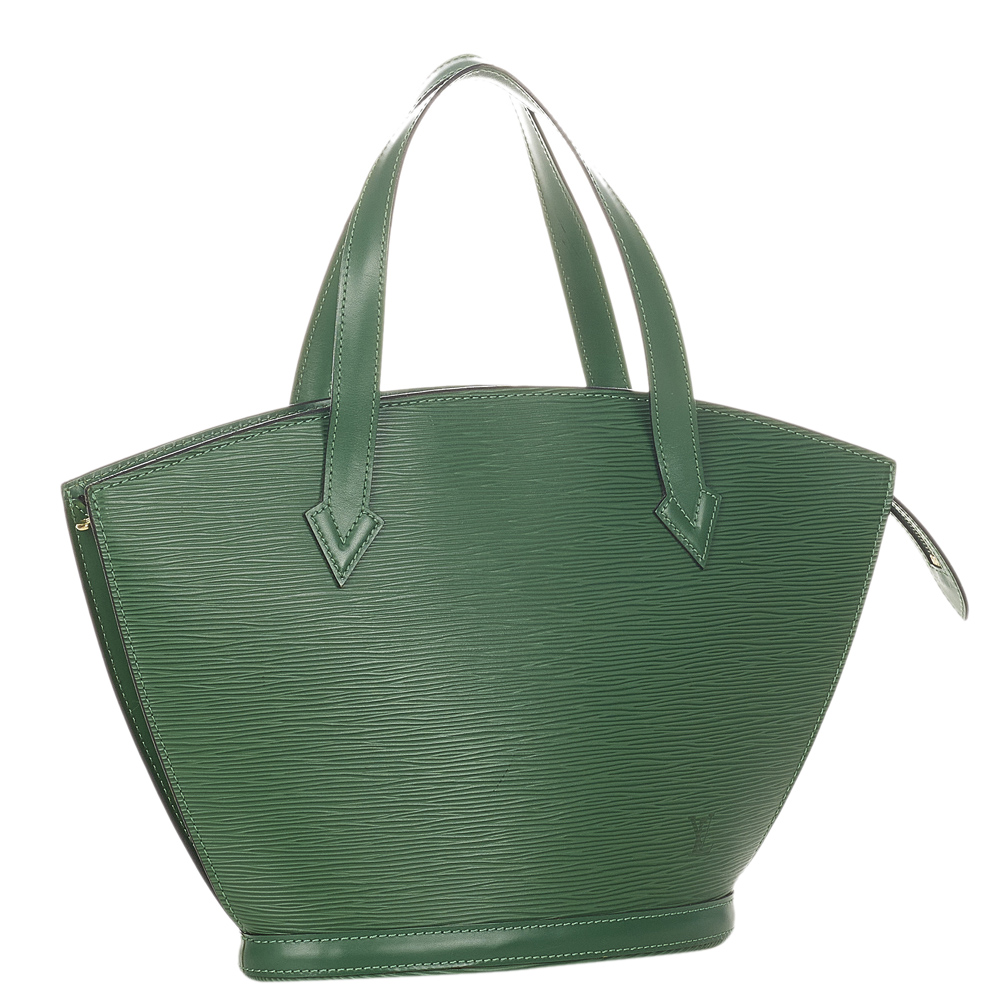 

Louis Vuitton Green Epi Leather Saint Jacques PM Shoulder Bag