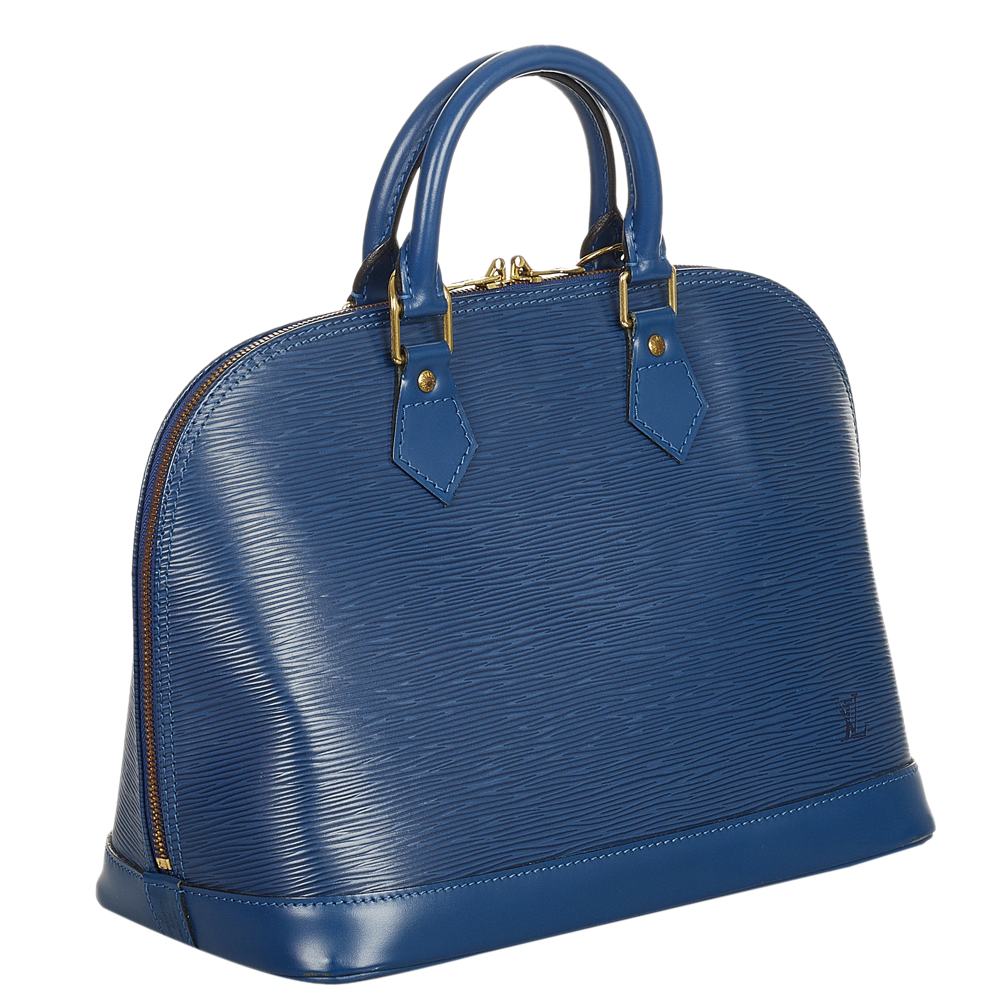 

Louis Vuitton Blue Epi Leather Alma PM Bag