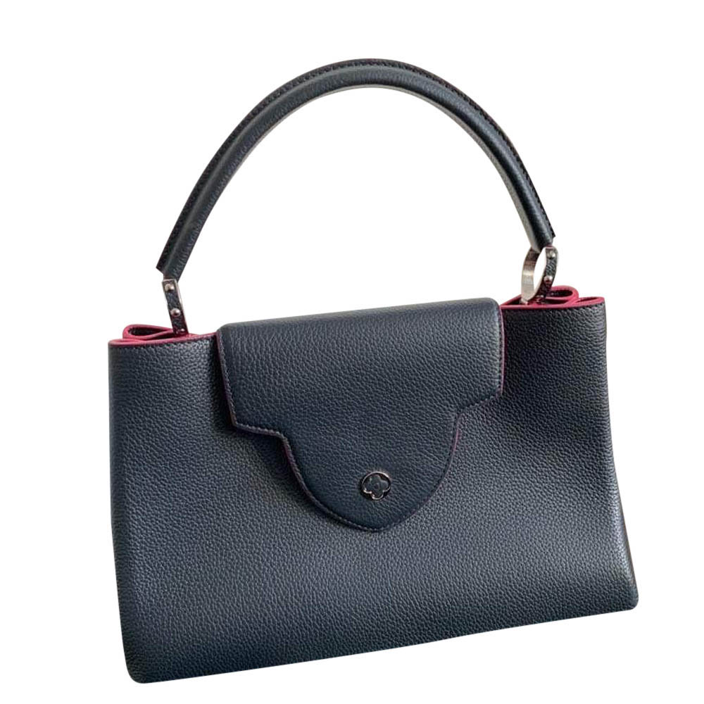 

Louis Vuitton Blue Taurillon Leather Capucines MM bag