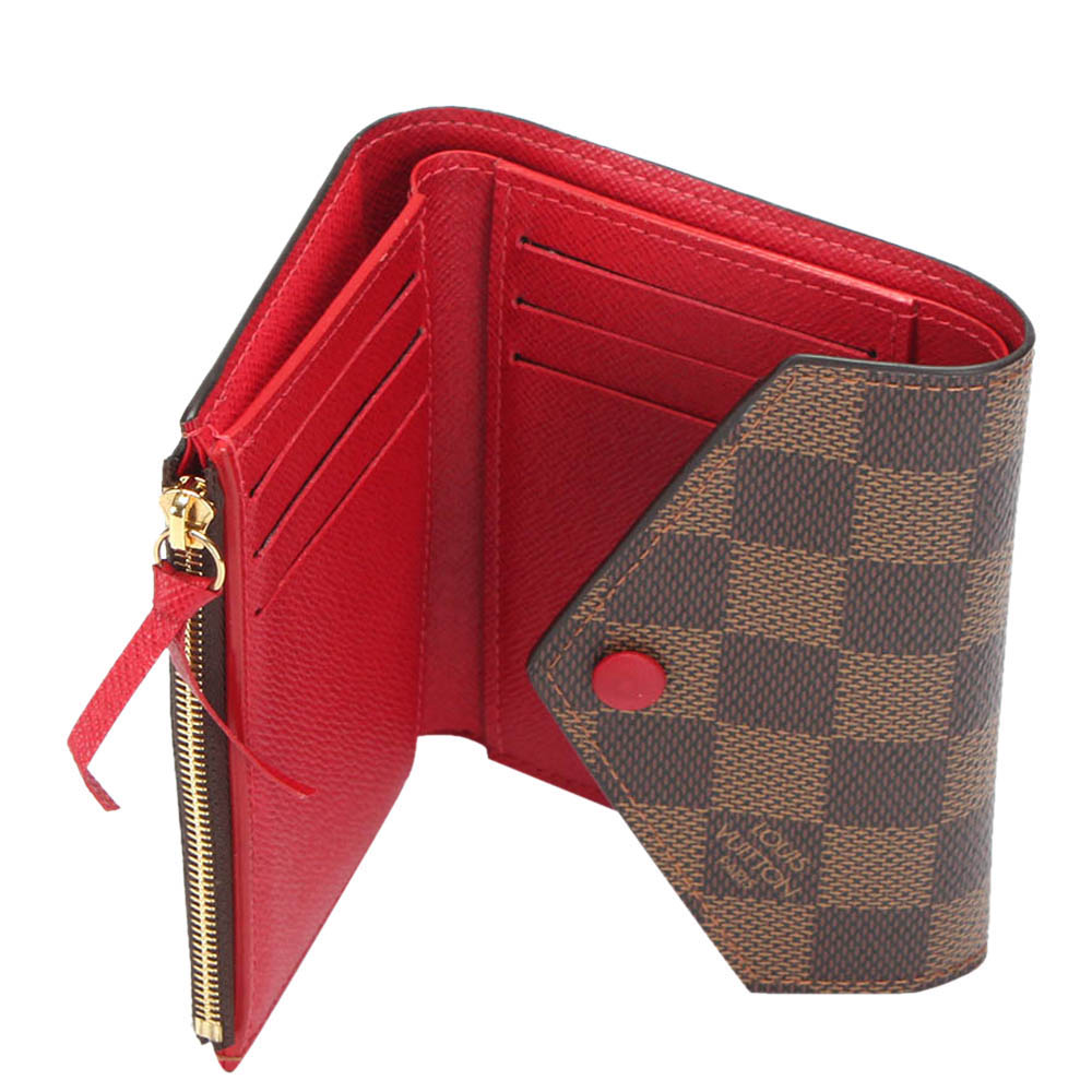 

Louis Vuitton Brown Damier Eben Coated Canvas Victorine Wallet