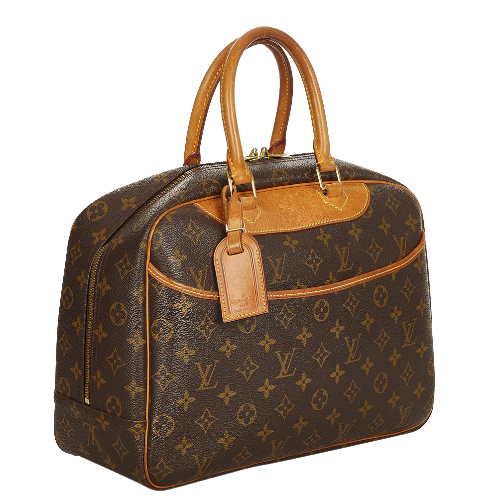 

Louis Vuitton Monogram Canvas Deauville Bag, Brown
