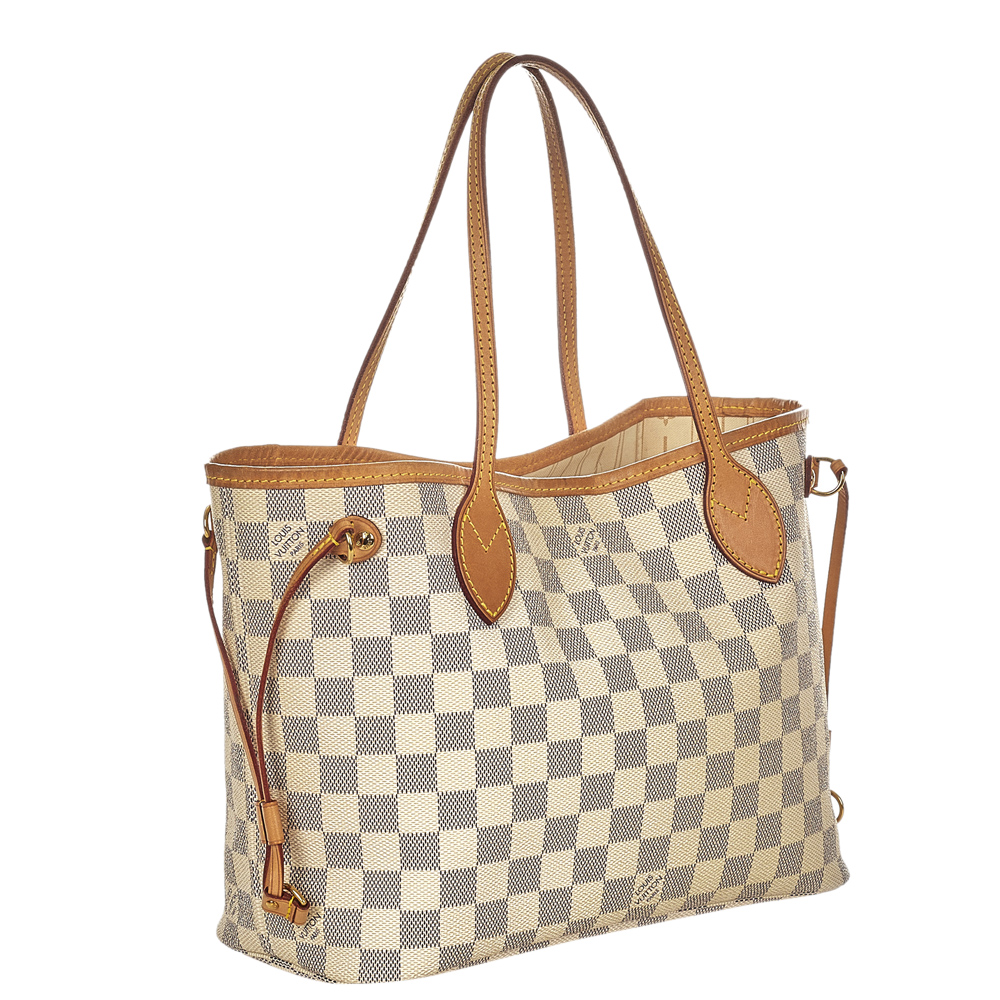 

Louis Vuitton Damier Azur Canvas Neverfull PM Bag, Blue