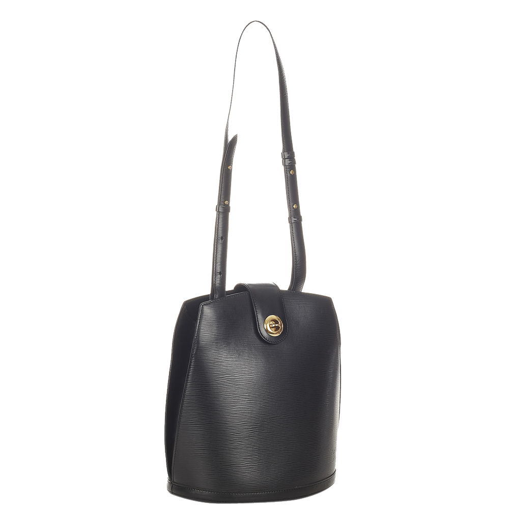 

Louis Vuitton Black Epi Leather Cluny Shoulder Bag