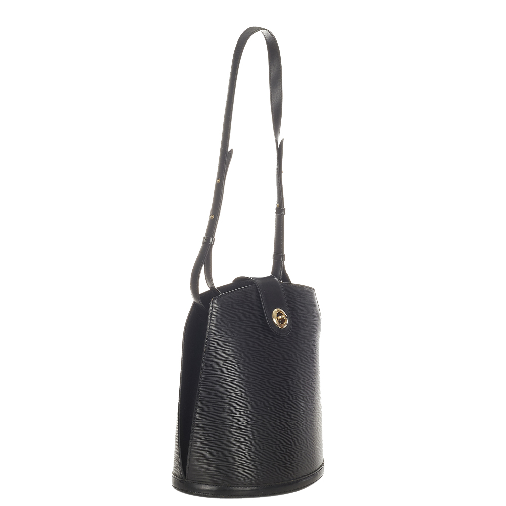 

Louis Vuitton Black Epi Leather Cluny Shoulder Bag