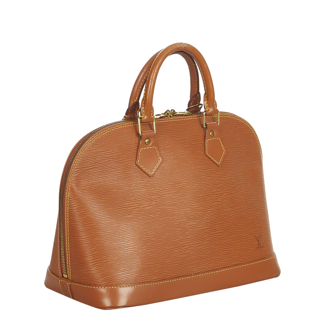 

Louis Vuitton Brown Epi Leather Alma PM Bag