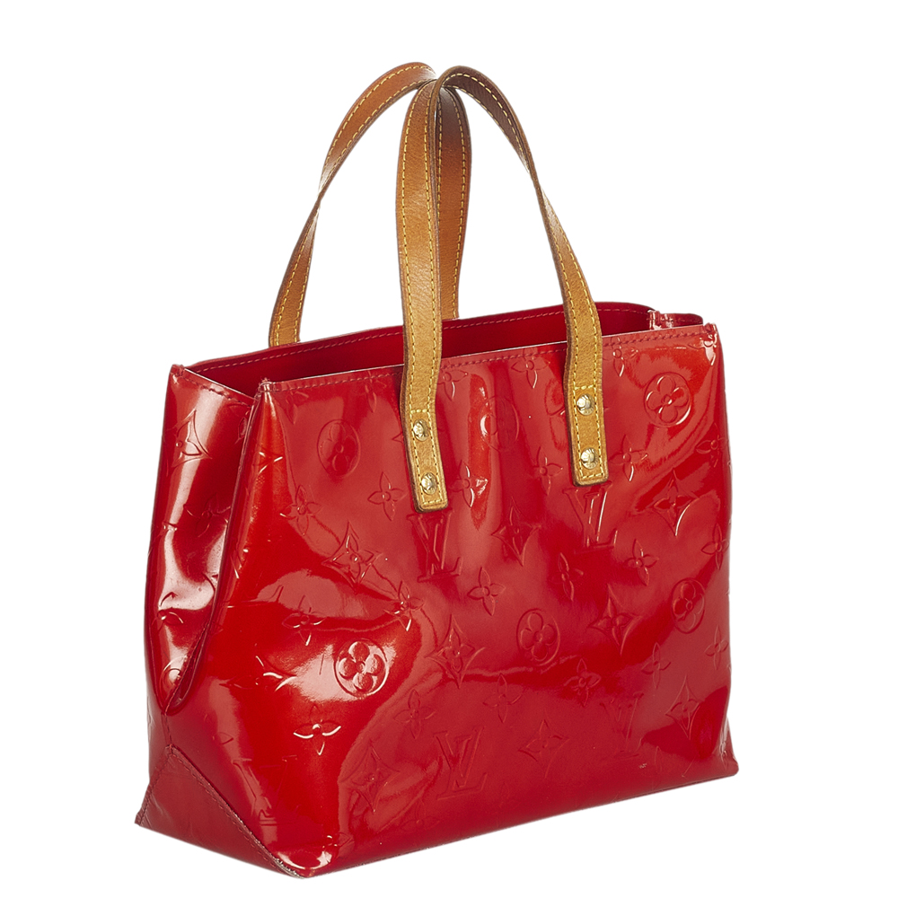 

Louis Vuitton Red Monogram Vernis Reade PM bag