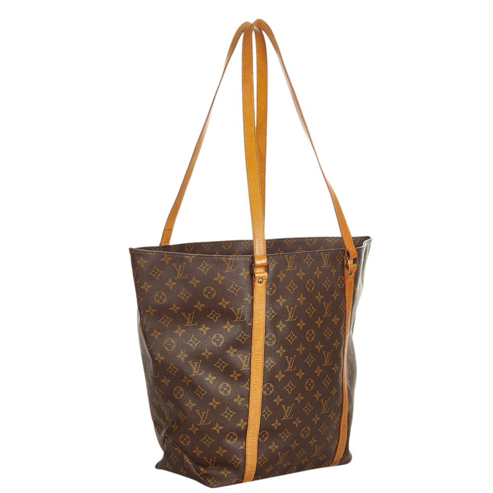 

Louis Vuitton Monogram Canvas Sac Shopping 48 Bag, Brown