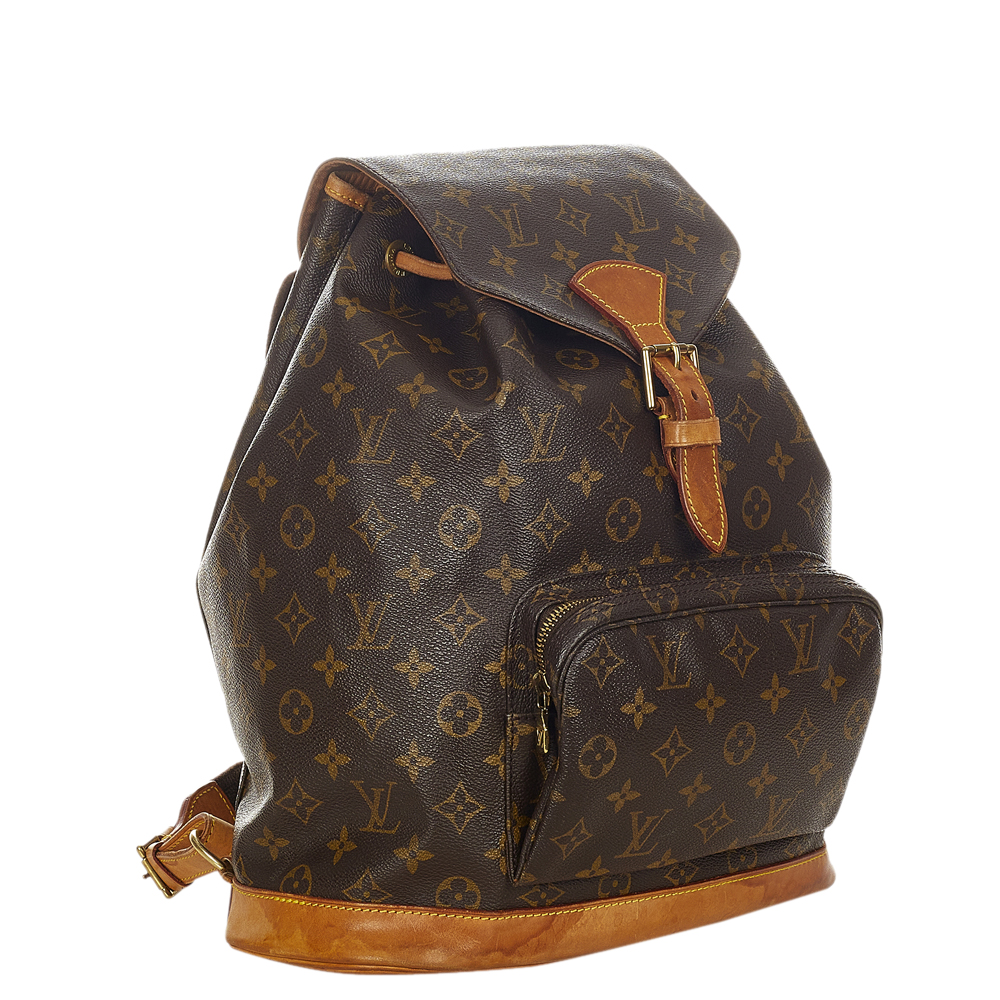 

Louis Vuitton Monogram Canvas Montsouris GM Backpack, Brown