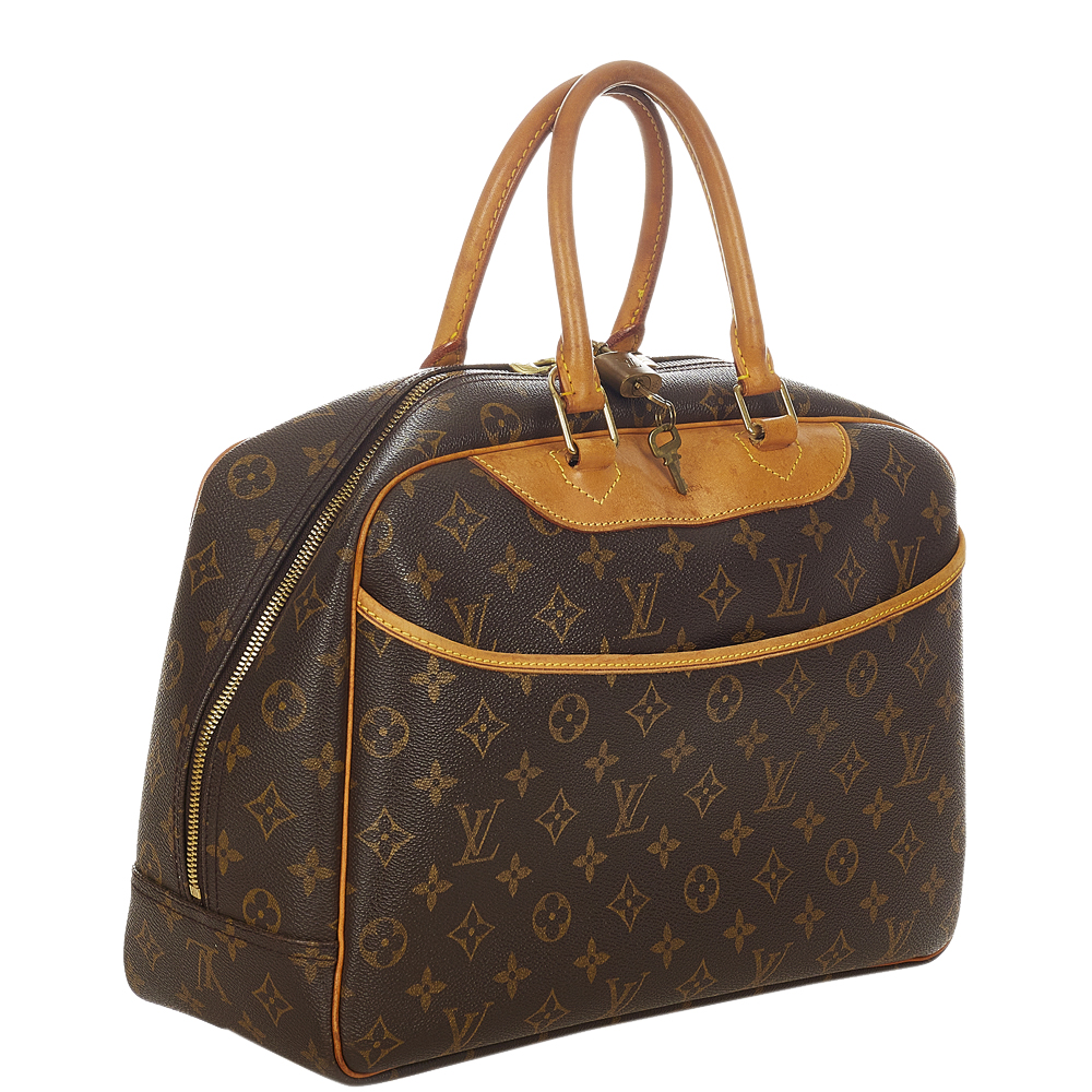 

Louis Vuitton Monogram Canvas Deauville Bag, Brown